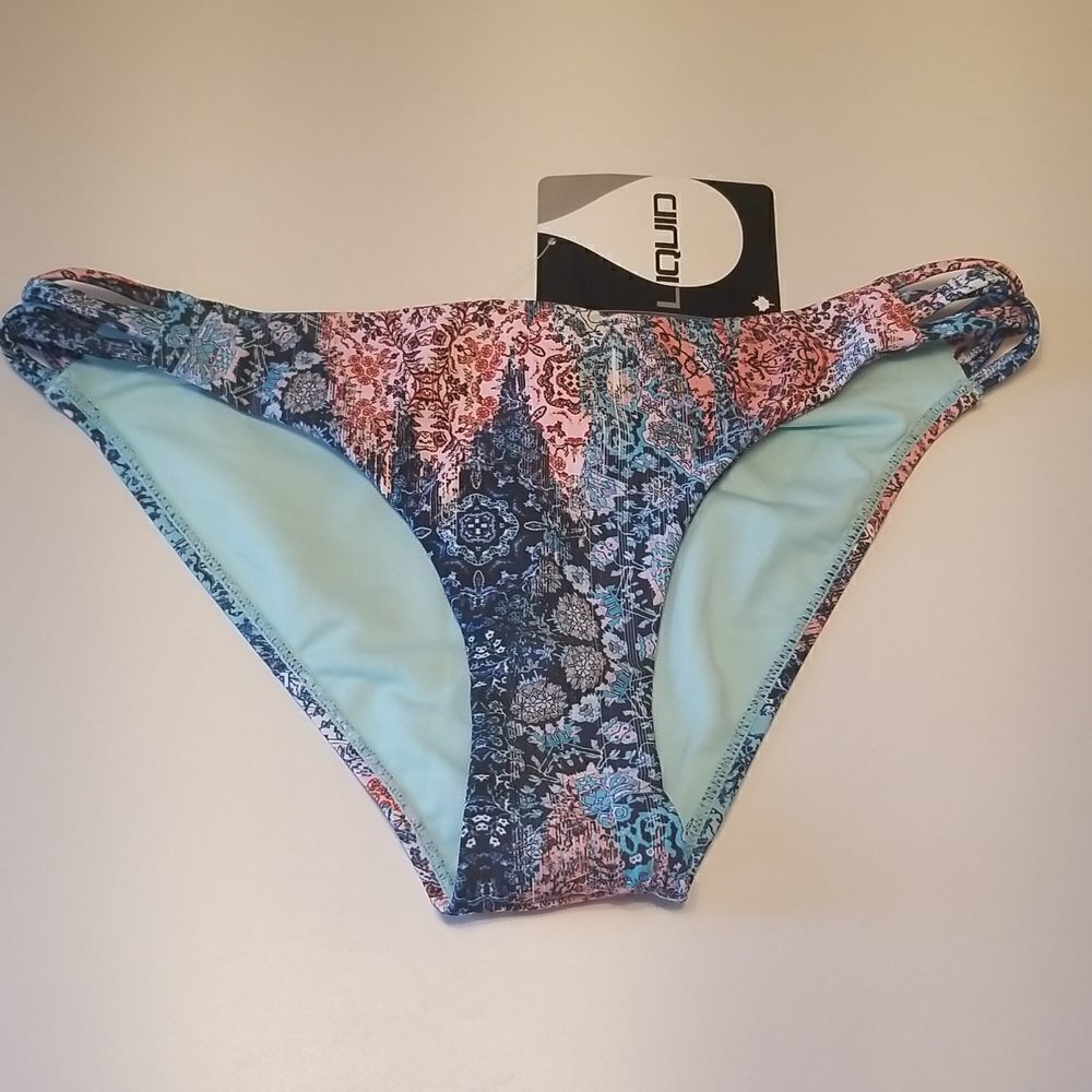 Liquid floral multi colour swim bottom new - Picture 1 of 5